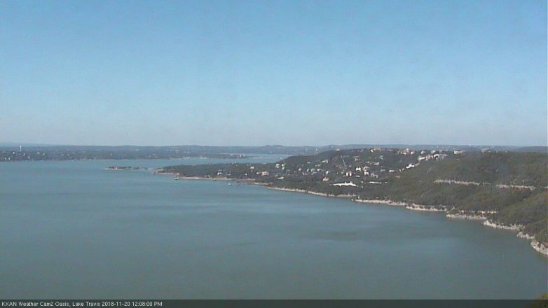 Lake Travis webcam, November 20, 2018 11:10 AM CT