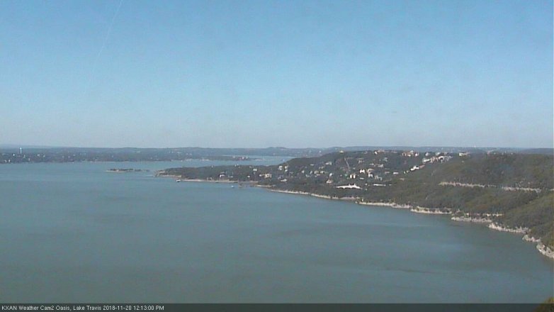 Lake Travis webcam, November 20, 2018 11:15 AM CT