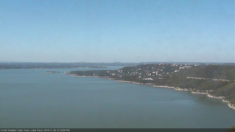 Lake Travis webcam, November 20, 2018 11:20 AM CT