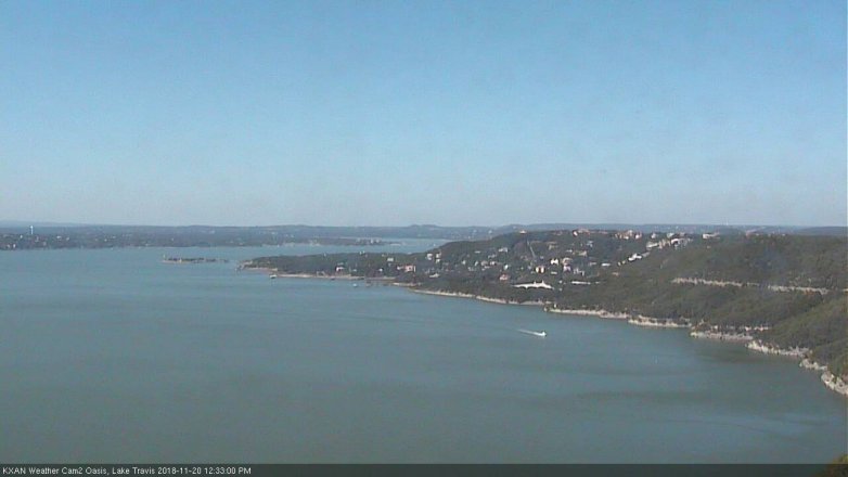 Lake Travis webcam, November 20, 2018 11:35 AM CT