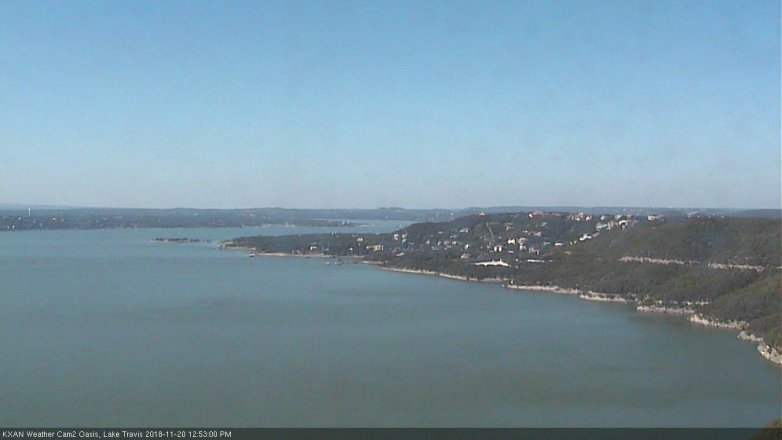 Lake Travis webcam, November 20, 2018 11:55 AM CT