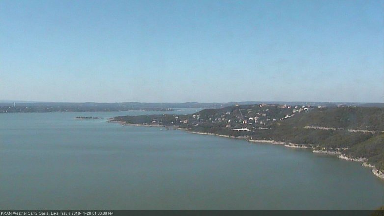 Lake Travis webcam, November 20, 2018 12:10 PM CT