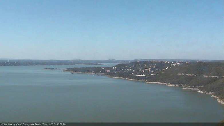 Lake Travis webcam, November 20, 2018 12:15 PM CT