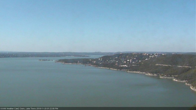 Lake Travis webcam, November 20, 2018 12:25 PM CT