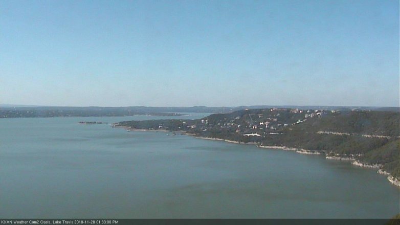 Lake Travis webcam, November 20, 2018 12:35 PM CT