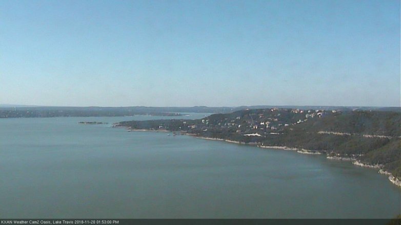Lake Travis webcam, November 20, 2018 12:55 PM CT