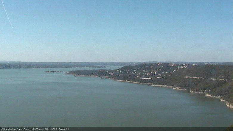 Lake Travis webcam, November 20, 2018 1:00 PM CT