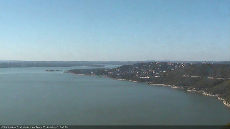 Lake Travis webcam, November 20, 2018 1:25 PM CT