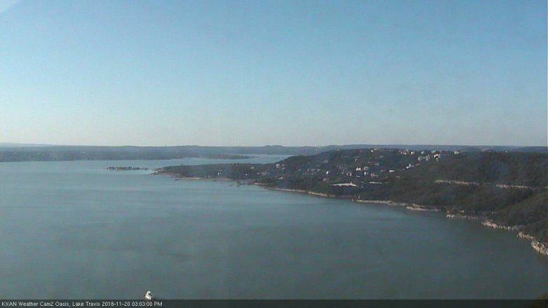 Lake Travis webcam, November 20, 2018 2:05 PM CT