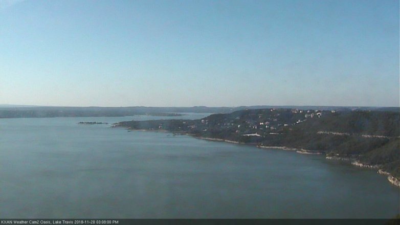 Lake Travis webcam, November 20, 2018 2:10 PM CT