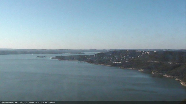 Lake Travis webcam, November 20, 2018 2:35 PM CT