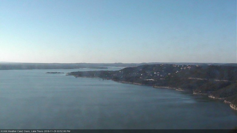 Lake Travis webcam, November 20, 2018 2:55 PM CT