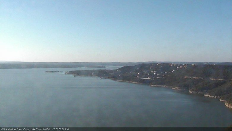 Lake Travis webcam, November 20, 2018 3:00 PM CT