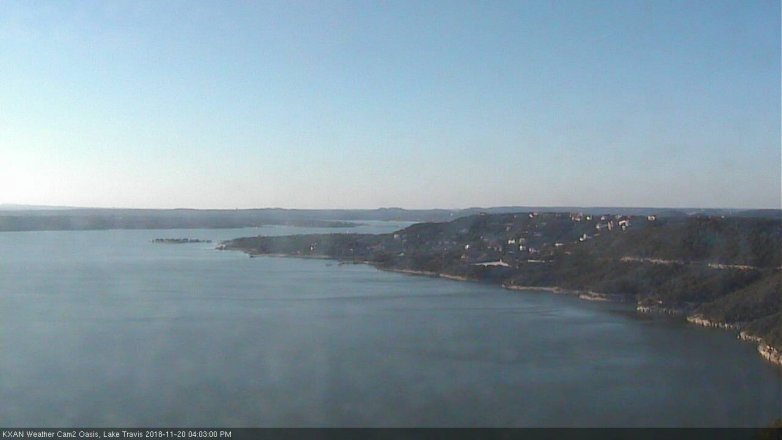Lake Travis webcam, November 20, 2018 3:05 PM CT