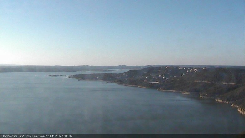 Lake Travis webcam, November 20, 2018 3:15 PM CT