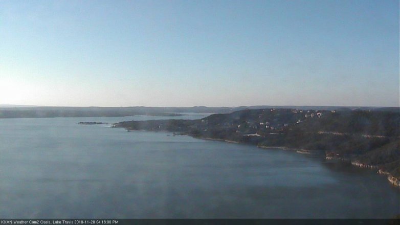 Lake Travis webcam, November 20, 2018 3:20 PM CT