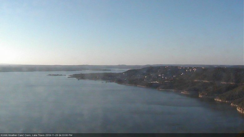 Lake Travis webcam, November 20, 2018 3:35 PM CT