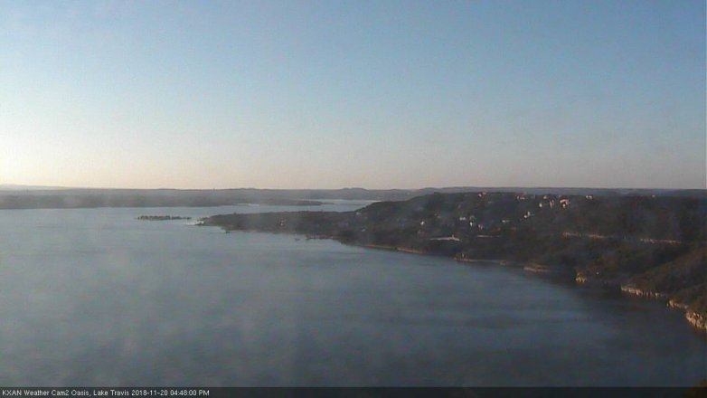 Lake Travis webcam, November 20, 2018 3:50 PM CT