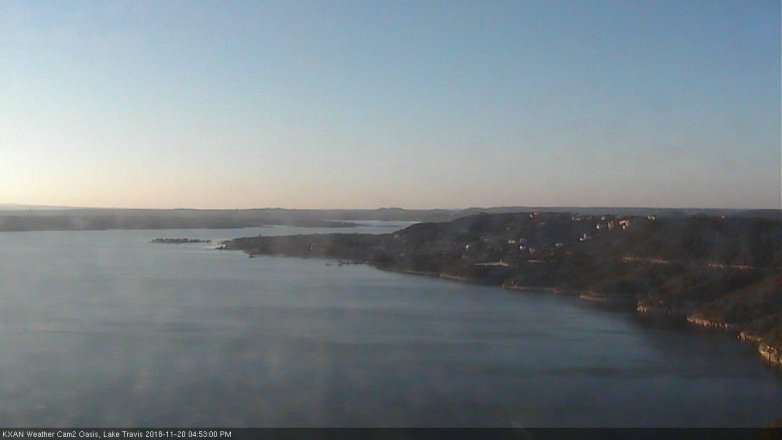 Lake Travis webcam, November 20, 2018 3:55 PM CT