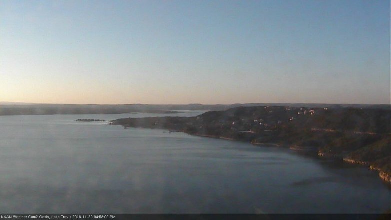 Lake Travis webcam, November 20, 2018 4:00 PM CT