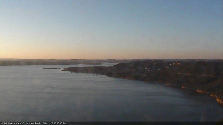 Lake Travis webcam, November 20, 2018 4:10 PM CT