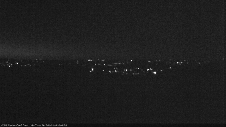 Lake Travis webcam, November 20, 2018 5:35 PM CT