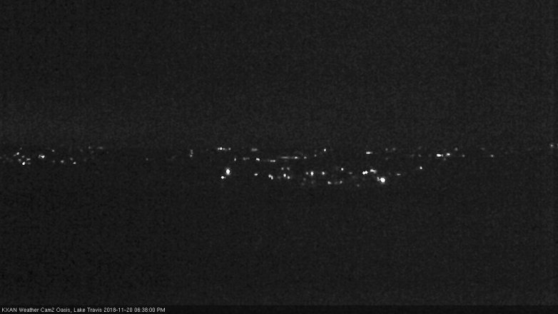 Lake Travis webcam, November 20, 2018 5:40 PM CT
