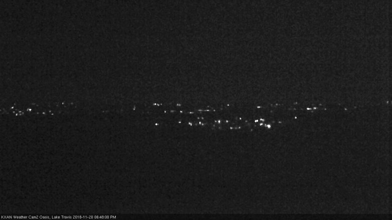 Lake Travis webcam, November 20, 2018 5:50 PM CT