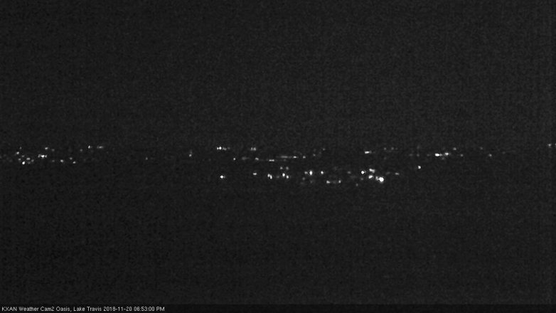 Lake Travis webcam, November 20, 2018 5:55 PM CT