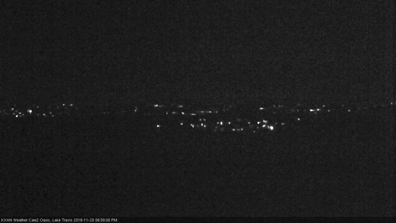 Lake Travis webcam, November 20, 2018 6:00 PM CT
