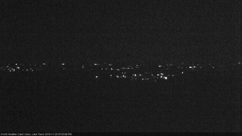 Lake Travis webcam, November 20, 2018 6:05 PM CT