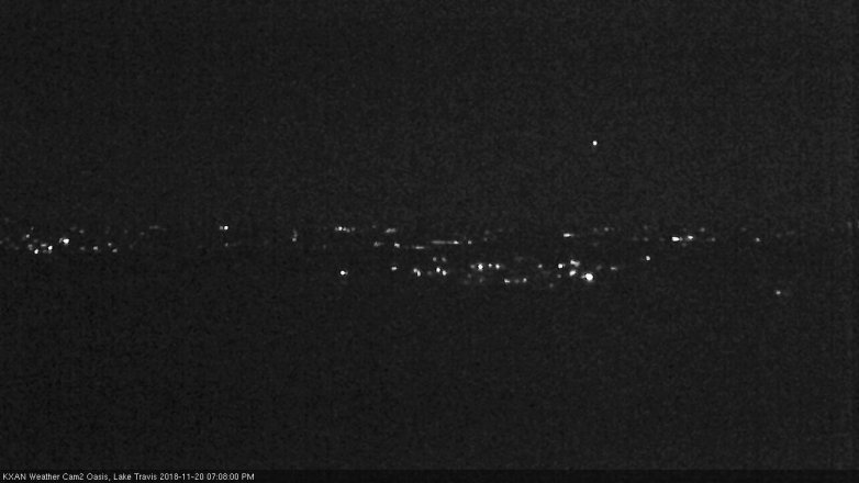 Lake Travis webcam, November 20, 2018 6:10 PM CT