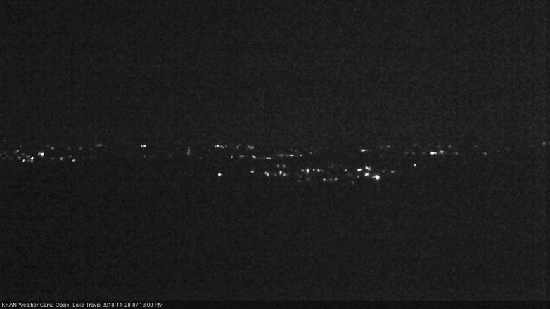 Lake Travis webcam, November 20, 2018 6:15 PM CT