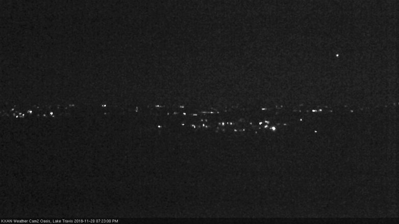 Lake Travis webcam, November 20, 2018 6:25 PM CT