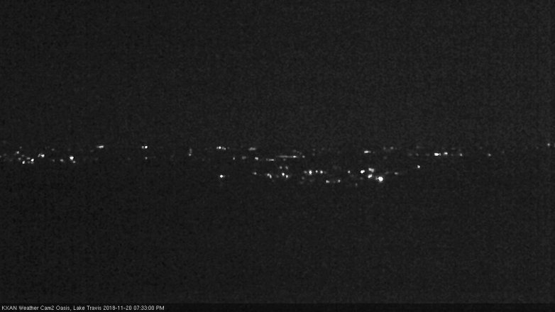 Lake Travis webcam, November 20, 2018 6:35 PM CT