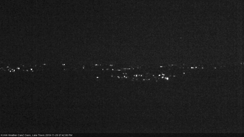 Lake Travis webcam, November 20, 2018 6:45 PM CT