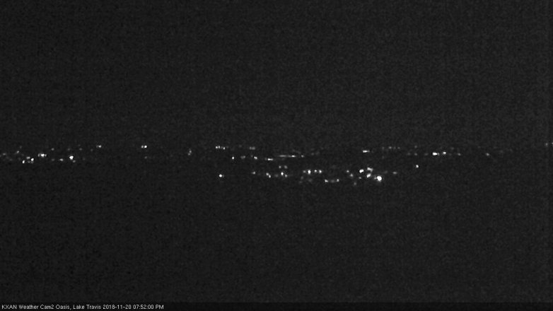 Lake Travis webcam, November 20, 2018 6:55 PM CT