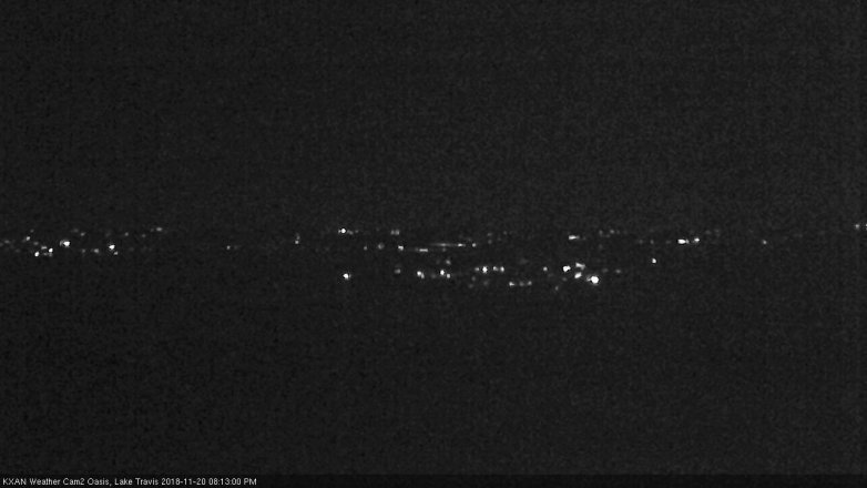 Lake Travis webcam, November 20, 2018 7:15 PM CT
