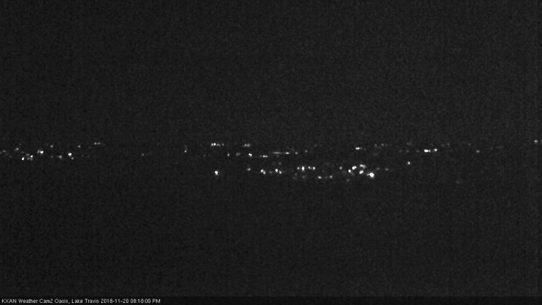 Lake Travis webcam, November 20, 2018 7:20 PM CT