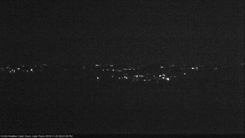 Lake Travis webcam, November 20, 2018 7:25 PM CT