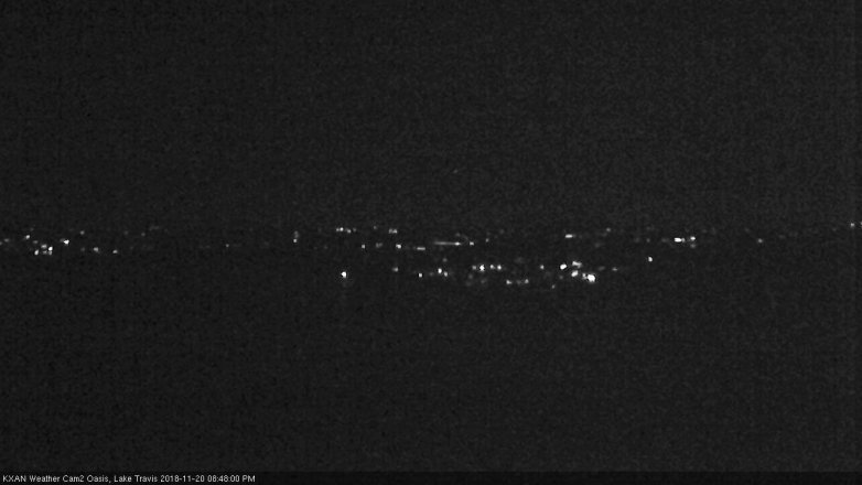 Lake Travis webcam, November 20, 2018 7:50 PM CT