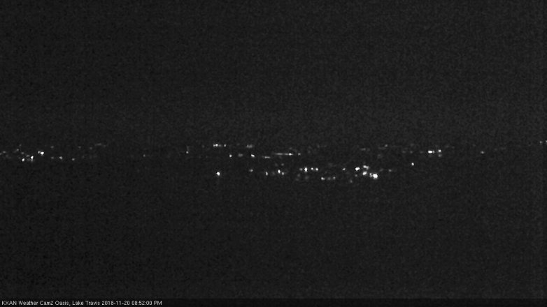 Lake Travis webcam, November 20, 2018 7:55 PM CT