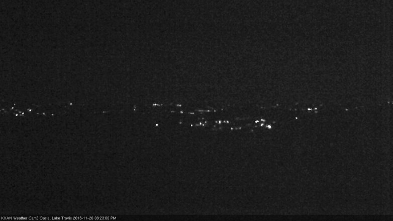 Lake Travis webcam, November 20, 2018 8:25 PM CT