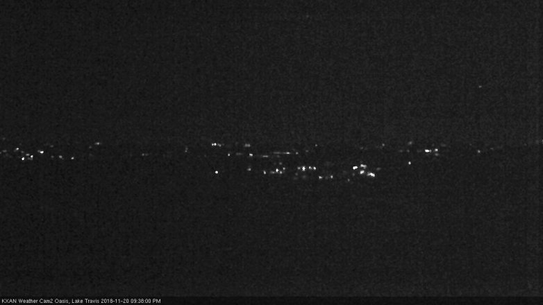 Lake Travis webcam, November 20, 2018 8:40 PM CT