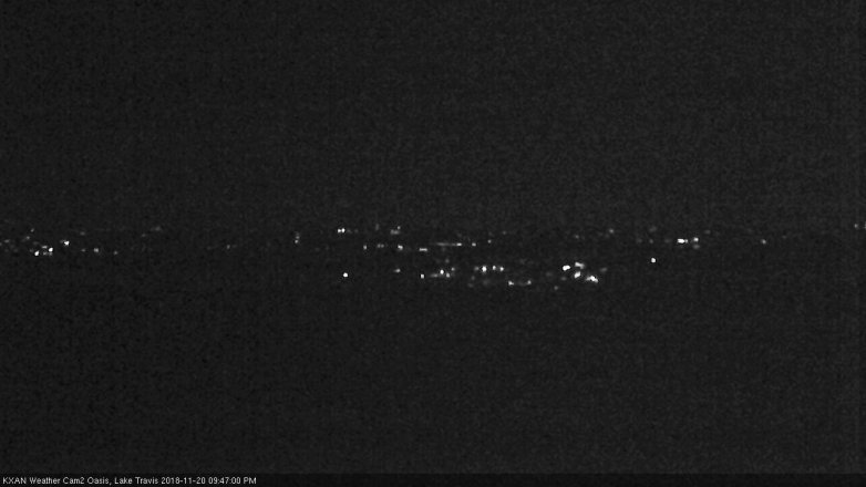 Lake Travis webcam, November 20, 2018 8:50 PM CT