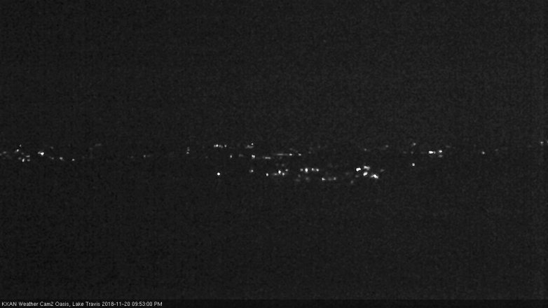 Lake Travis webcam, November 20, 2018 8:55 PM CT