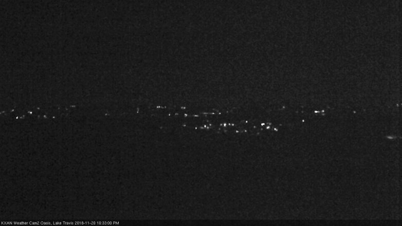 Lake Travis webcam, November 20, 2018 9:35 PM CT