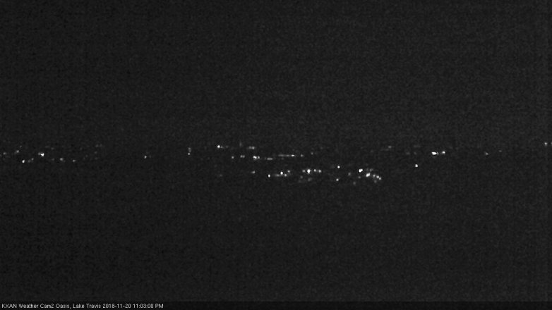 Lake Travis webcam, November 20, 2018 10:05 PM CT