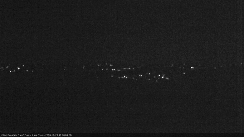 Lake Travis webcam, November 20, 2018 10:25 PM CT
