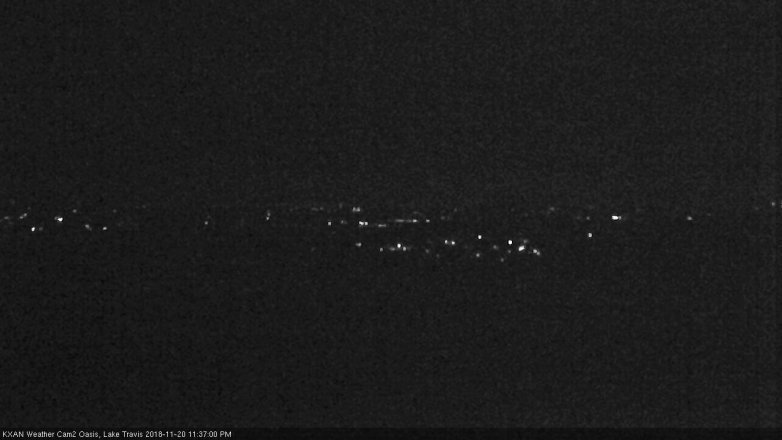 Lake Travis webcam, November 20, 2018 10:40 PM CT